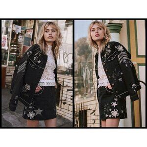 💕SPELL & THE GYPSY💕 Celestial Embellished Jacket XS NWT